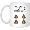 3670013237 - 11OZ MOM SHITS XP8434 11oz White Mug