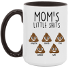 3670740413 - 2 - 15OZ MOM SHIT AM15OZ 15oz Accent Mug