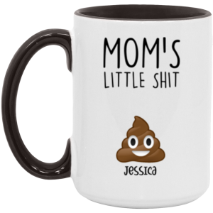 3670740413 - 1 - 15OZ MOM SHIT AM15OZ 15oz Accent Mug