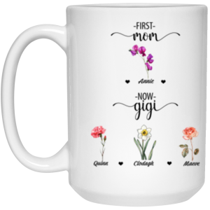 3671343271 - 15OZ FIRST MOM 21504 15oz White Mug