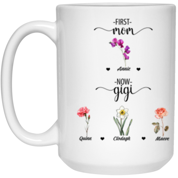 3671343271 - 15OZ FIRST MOM 21504 15oz White Mug