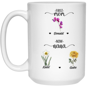 3671290177 - 15OZ FIRST MOM 21504 15oz White Mug