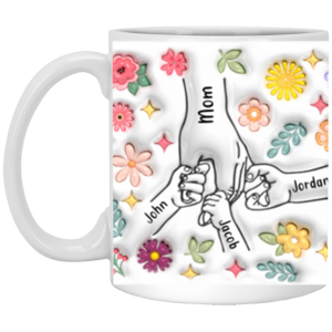 3664535670 - 11OZ - 3LU - Hands XP8434 11oz White Mug
