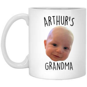 3663936610 - 3 - 11OZ ARTHURS GRANDMA XP8434 11oz White Mug