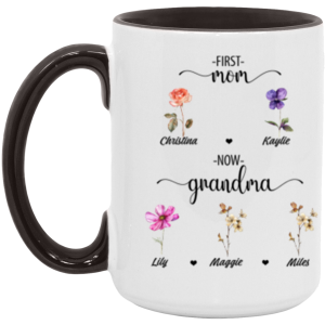 3664403544 - 15OZ FIRST MOM AM15OZ 15oz Accent Mug