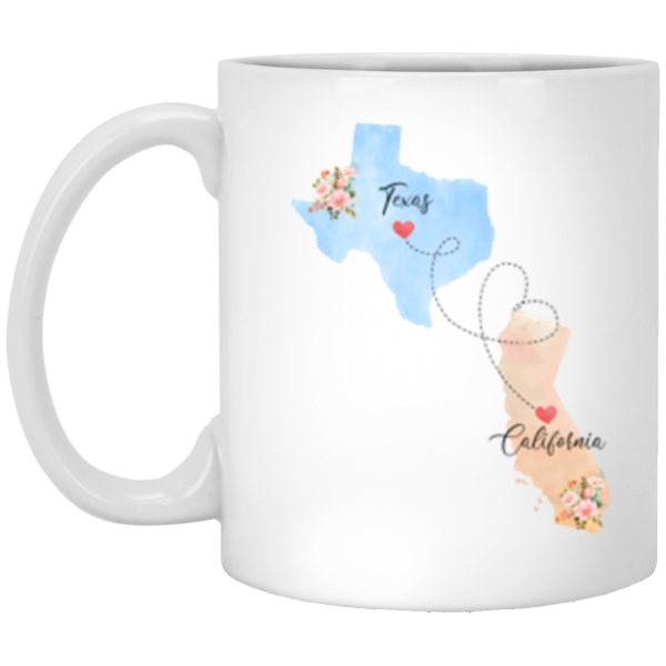 3326593917 - 11OZ TEXAS CALIFORNIA 3671994225 - XP8434 11oz White Mug