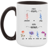 3671965863 - 15OZ FIRT MOM BLACK AM15OZ 15oz Accent Mug