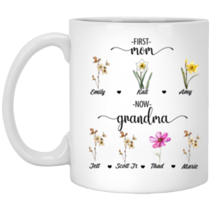 3671839493 - 11OZ FIRST MOM XP8434 11oz White Mug