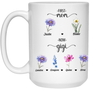 3666803870 - 15OZ FIRST MOM 21504 15oz White Mug