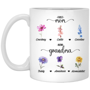 3666075056 - 11OZ FIRST MOM XP8434 11oz White Mug