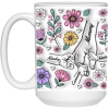 3664710042 - 15OZ MOM HANDS 5 21504 15oz White Mug