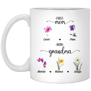 3674751877 - 11OZ FIRST MOM 4 XP8434 11oz White Mug