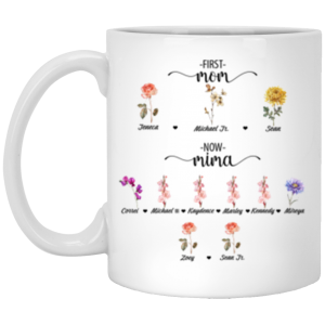 3673812929 - 11OZ first mom 8 XP8434 11oz White Mug