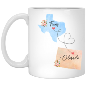 3368995744-YENI - 15OZ - TEXAS COLORADO 3675555223 - XP8434 11oz White Mug