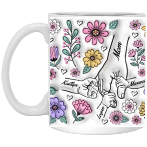 3668250732 - 3 - 11OZ MOM HANDS 3 XP8434 11oz White Mug