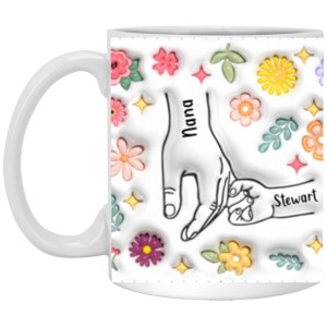 3670353630 - 11OZ - 1LI - Hands XP8434 11oz White Mug