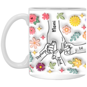 3676710013 - 11OZ - 3LU - Hands XP8434 11oz White Mug