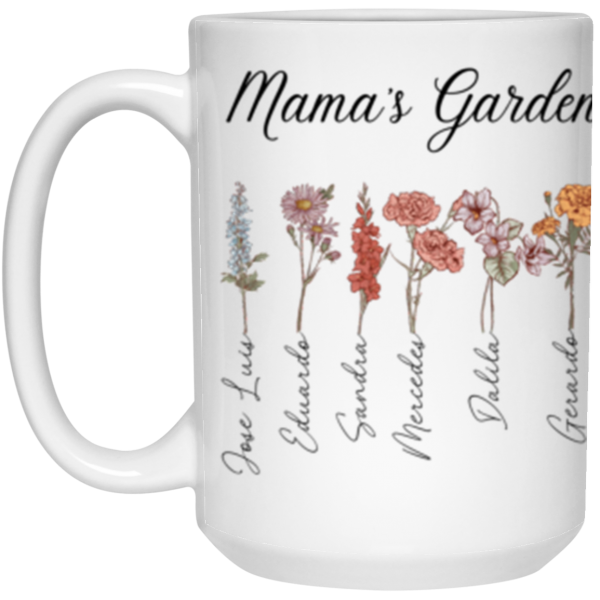 3676493857 - 15OZ MAMAS GARDEN 21504 15oz White Mug
