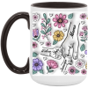 3678241033 - BLACK - 15OZ MOM HANDS 2 PURPLE AM15OZ 15oz Accent Mug