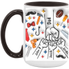 3677907681 - 15OZ DAD HANDS 3 AM15OZ 15oz Accent Mug