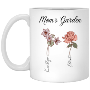 3678259043 - WHITE - 11OZ - MOMS GARDEN XP8434 11oz White Mug
