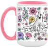 3673073452 - 15OZ MOM HANDS 3 PINK AM15OZ 15oz Accent Mug