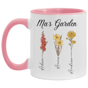 3678389103 - 11OZ MAS GARDEN PINK AM11OZ 11oz Accent Mug