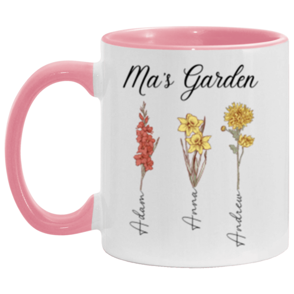 3678389103 - 11OZ MAS GARDEN PINK AM11OZ 11oz Accent Mug