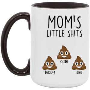 3679707209 - 15OZ MOM SHITS 3 AM15OZ 15oz Accent Mug