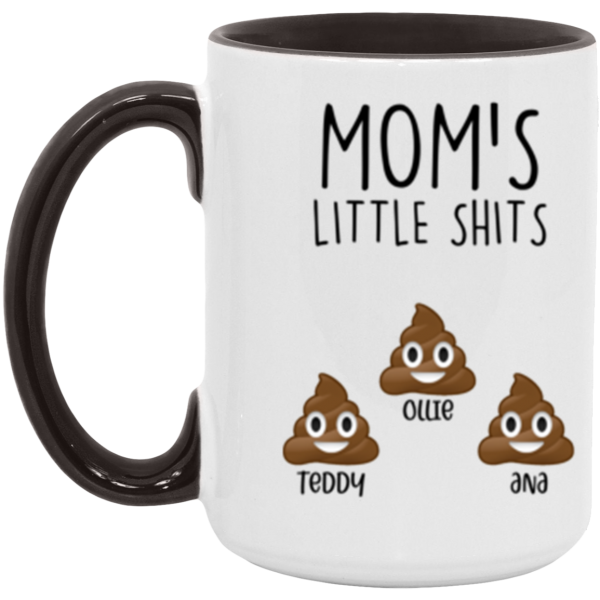 3679707209 - 15OZ MOM SHITS 3 AM15OZ 15oz Accent Mug