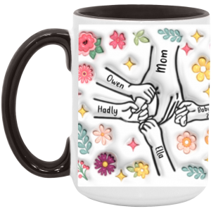 3672402882 - 15OZ - 4LU - Hands AM15OZ 15oz Accent Mug