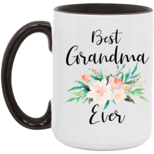 2846180755 - Best Grandma Ever 3682396287 - AM15OZ 15oz Accent Mug