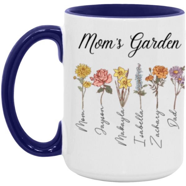 3674503494 - 15OZ MOMS GARDEN 6 AM15OZ 15oz Accent Mug