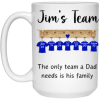 3675374468 - 15OZ JIMS TEAM 21504 15oz White Mug