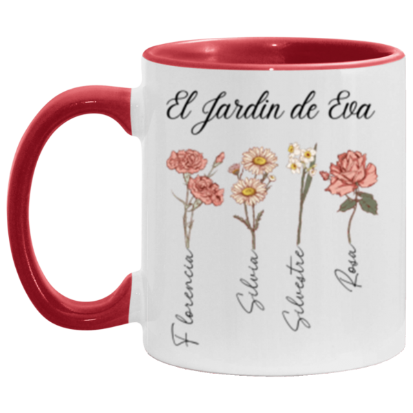 3686286679 - 2-RED - 11OZ MOMS GARDEN AM11OZ 11oz Accent Mug