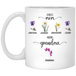 3673297215 - 2 - 11OZ FIRST MOM XP8434 11oz White Mug